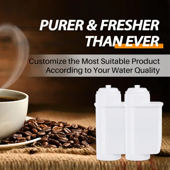 Mejora del reemplazo del filtro de agua del sabor del café de carbono activado con cáscara de coco para la marca TZ70003 TCZ7003 467873 575491 Filtro de máquina de café Auto TCA7