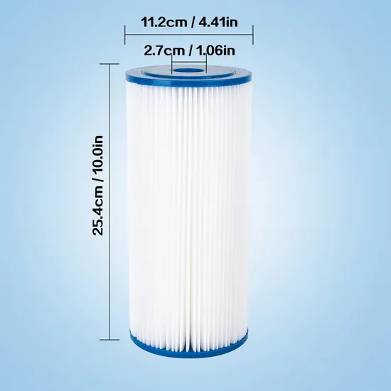 Soluciones Filtro de agua plisado de 5 micras Home 10 'x4.5 ' Cartucho de reemplazo de sedimentos de servicio pesado Compatible con CP5-934, ECP5-BB, R50-BB, FXHSC, RS6