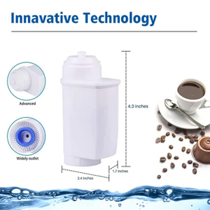 Mejora del reemplazo del filtro de agua del sabor del café de carbono activado con cáscara de coco para la marca TZ70003 TCZ7003 467873 575491 Filtro de máquina de café Auto TCA7