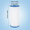 Casa entera universal 5 micras 10 x 4.5 BB con cartucho de agua plisado de cartucho de cartucho de neto House entero entero de servicio pesado compatible con R50-BB ECP5-BB